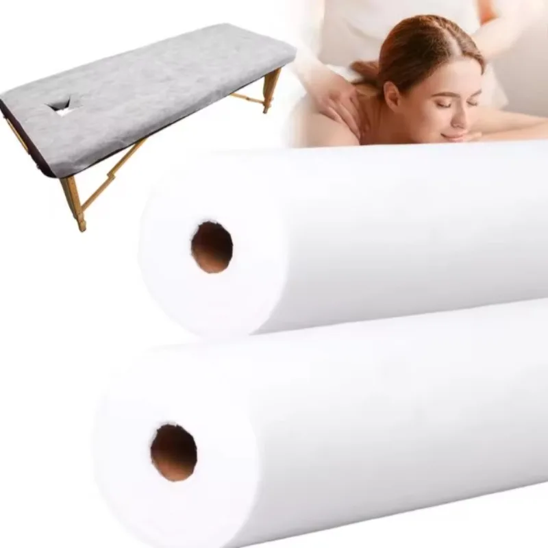 50pcs/roll Tattoo Salon Bed Cover Sheets, Hygienic Disposable & Waterproof, Prevent Cross Contamination, Portable Use