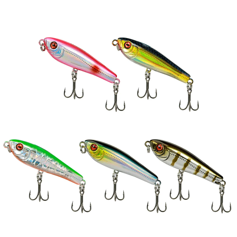 Artificial Hard Bait with Hook​s Swimbait Floating Dog Walking Wobblers for Bass Pike