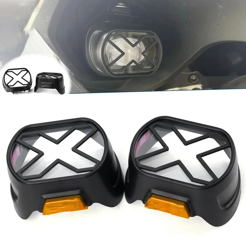 

For VOGE 900DSX DSX900 625DSX 525DSX DS900X DS625X DS525X DS800X Rally Motorcycle Fog light Protection Guards Fog Lamp Cover Cap
