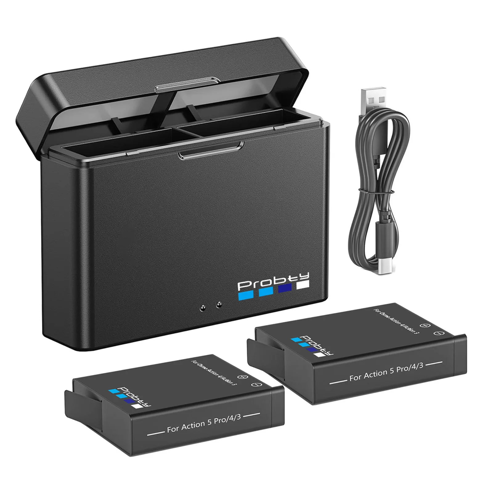 Voor DJI Osmo Action 6 Action 5 Pro/4 Camera Batterij 2200mAh Batterijen En Oplader Voor DJI Osmo Action 4/3 Osmo 360 Batterij