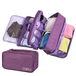 Travel Portable Underwear Storage Bag Multifunctional Storage Bag for Bras Socks Waterproof Bathroom Wash Bag Makeup Organizer