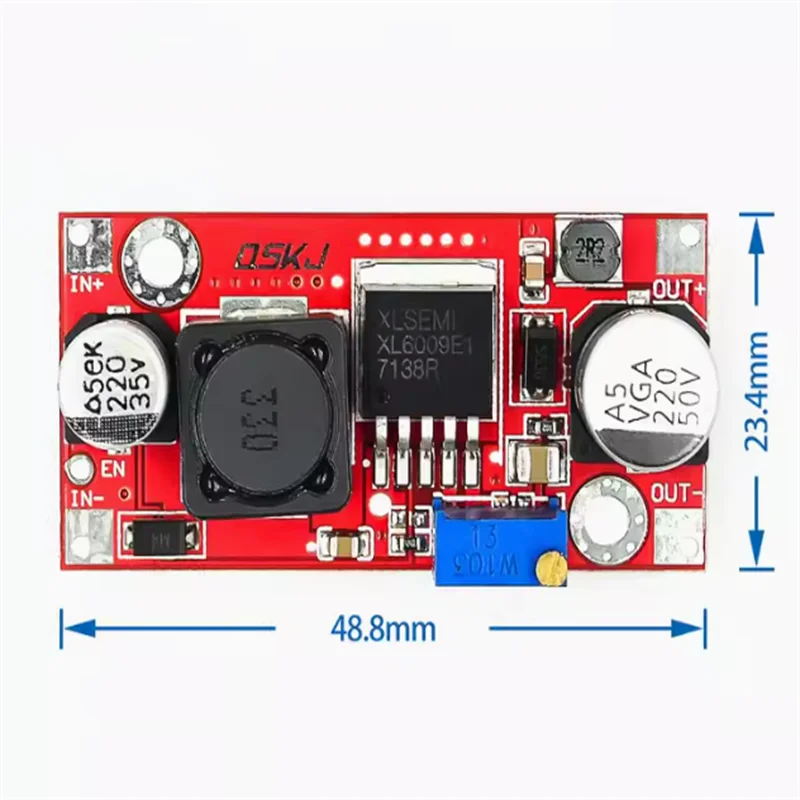 XL6009 DC-DC Adjustable Power Boost Module Super LM2577 High Performance Low Ripple Band Enable