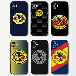 Football Club America Phone Case Silicone Soft For IPhone 16 15 14 13 12 11 Plus Pro Max Plus