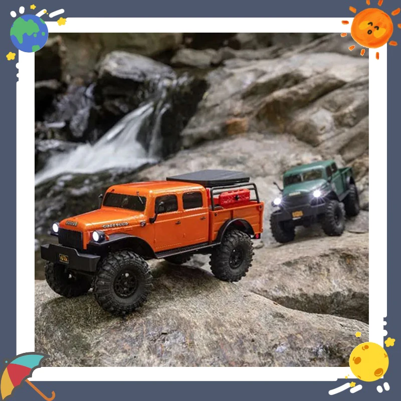 

Axial Scx24 1/24 Hard Shell с дистанционным управлением, электрический альпинистский автомобиль, ретро Dodge Pickup Truck, внедорожный RTR, игрушка в подарок для мальчиков