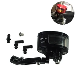 Universal  CNC Aluminum Alloy Motorcycle Motorbike Brake Clutch Tank Cylinder Fluid Oil Reservoir Cup For Honda Yamaha Suzuki