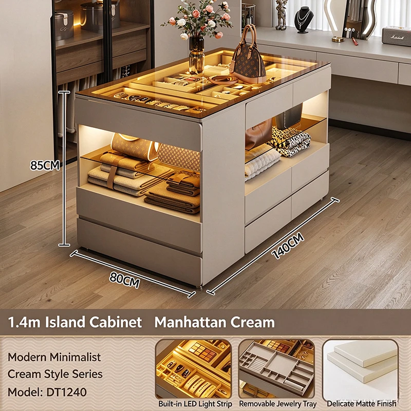 Nordic Cream Style Walk in Clo - Bedroom Furniture ulasan dan harga