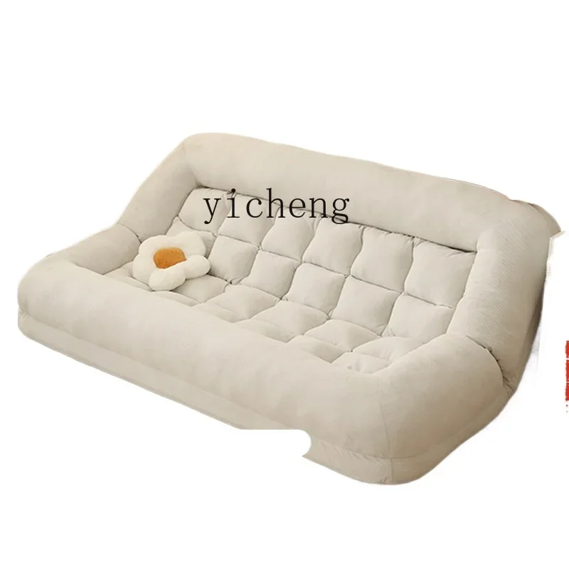 

TQH Lazy Sofa Living Room Small Apartment Sleeping Tatami Folding Bed Bedroom Human Small Sofa