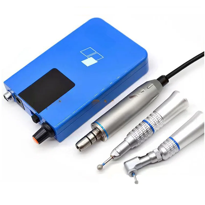 Lab Rechargeable Brushless Handpiece, Micromotor with Digital Display, Long Work Time