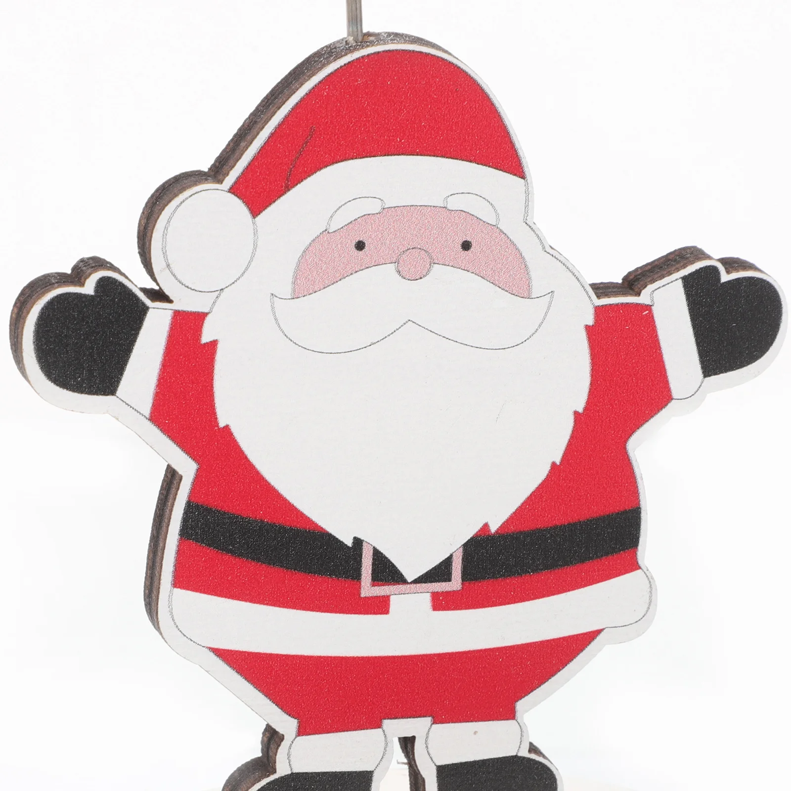 12Pcs Xmas Party Photo Clip Christmas Holder Santa Pattern Message Folder Desktop Note Clip Home Office Ornament