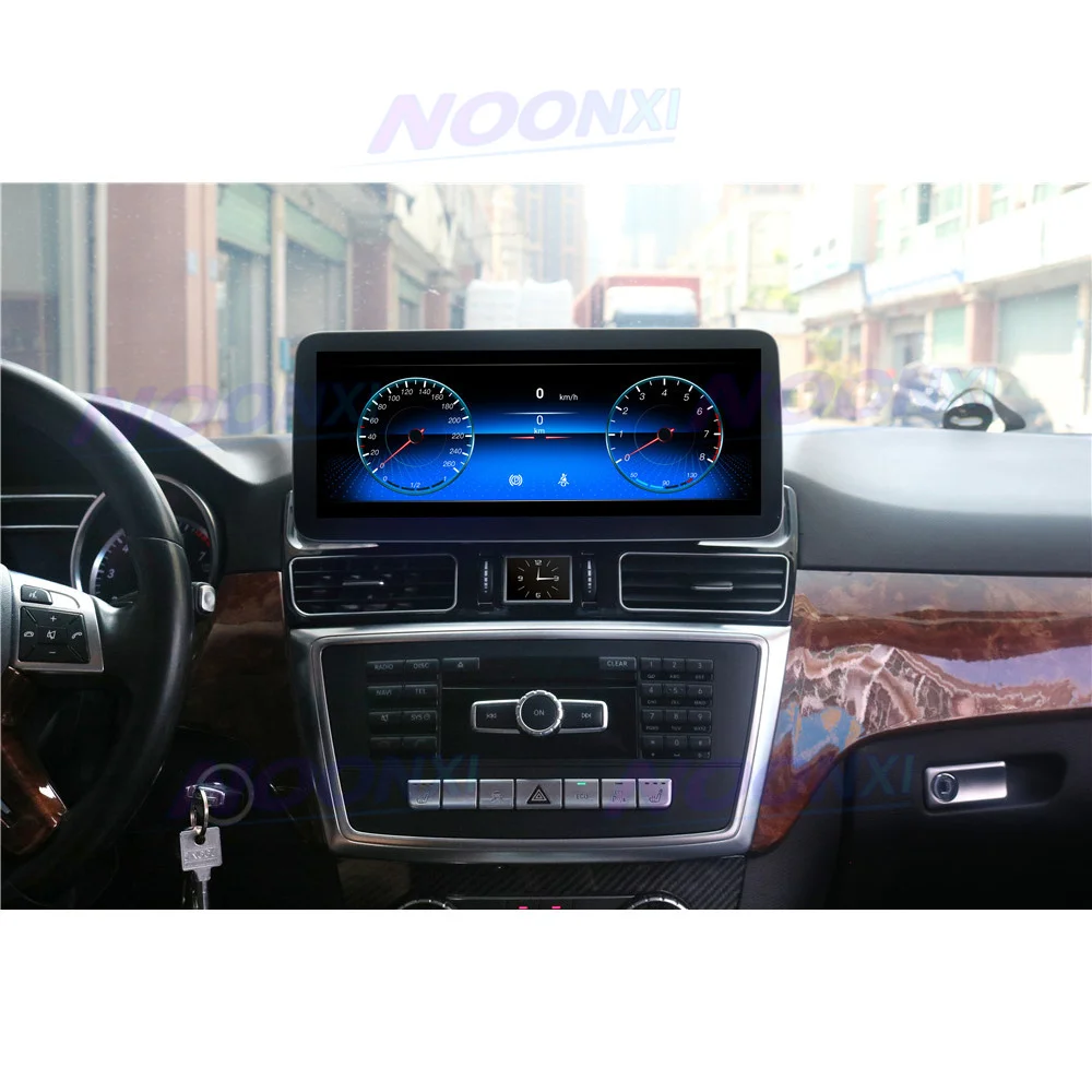 Radio con GPS para coche, reproductor Multimedia estéreo con Android, 2012G, Bluetooth, Carplay, 2 DIN, para mercedes-benz ML, 2015-128