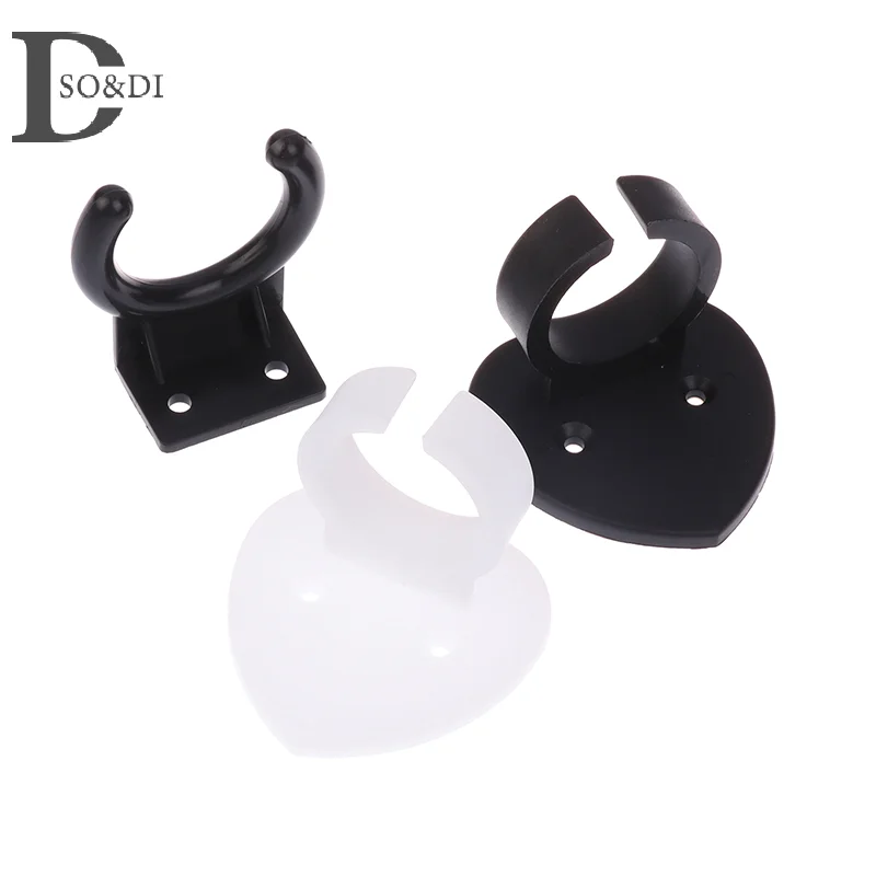 1pc Plastic Microphone Hook Holder Microphone Hanger Wall Mount Microphone Holder Universal Clip Stand Microphone Fixed Holder