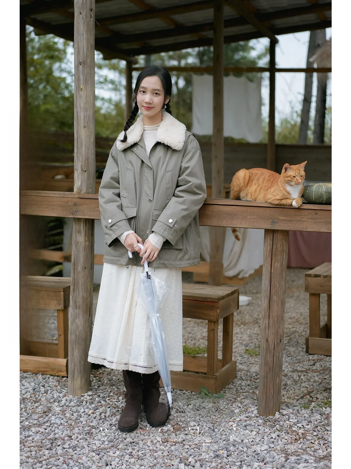 

Пуховик-парка Roroeep из чистого хлопка со съемным воротником из овчины, женское теплое пальто на молнии, с длинными рукавами, стандартный крой