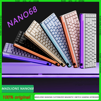 Madlions Nano68 Customized Magnetic Switch Gaming Keyboard TTC TOP E-Sport 8K 32K Scaning Rate RGB Keyboard laptop SOCD Gift