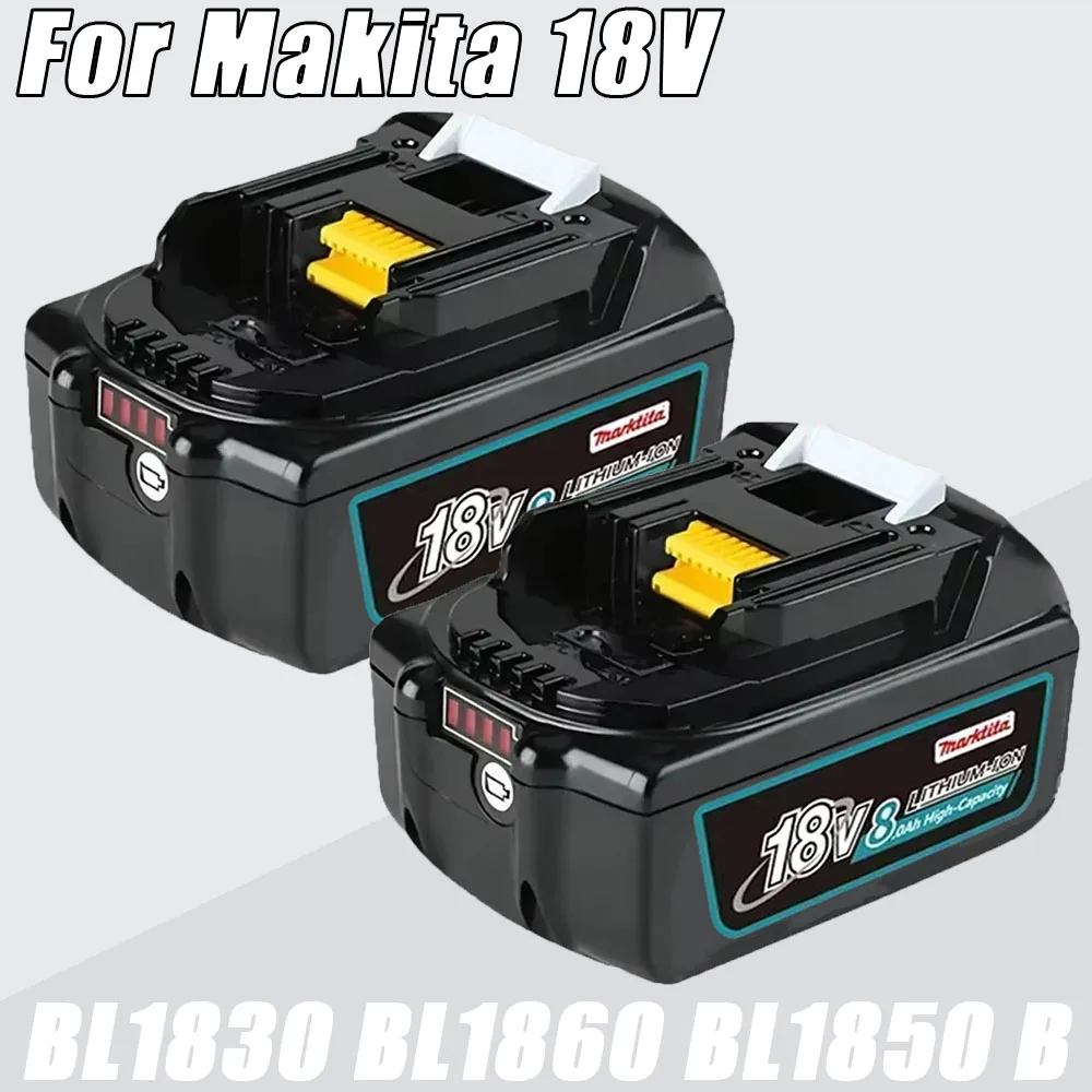 

NEW 18650 Original Lithium-ion Cell Suitable Battery 18V Rechargeable Battery 1For Makita Power Tool BL1860 BL1830 LXT400