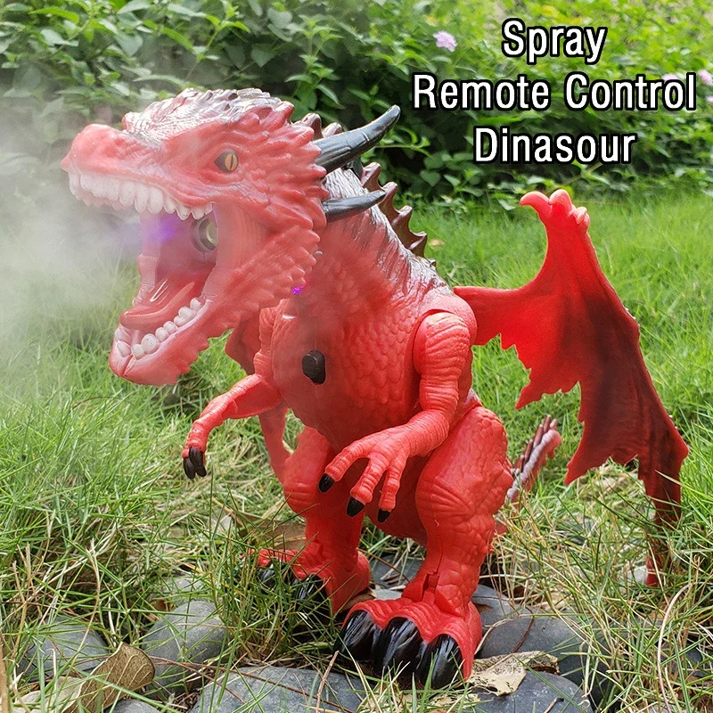Spray elektrisch dinosaurusspeelgoed voor kinderen Elektronisch dier met geluiden Licht gesimuleerde dinosaurus Draadloos model speelgoed Kinderen cadeau