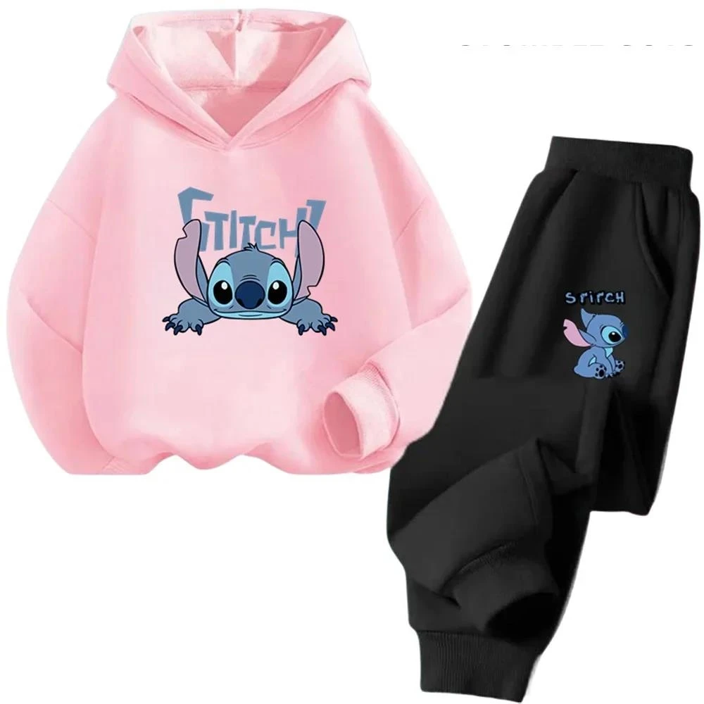 

Kids Boys Stitch Hoodies Baby Long Sleeve Sweatshirt Children Autumn Stitch Sweatshirt 3-14 Years Boys Trucksuit Girl Streetwear