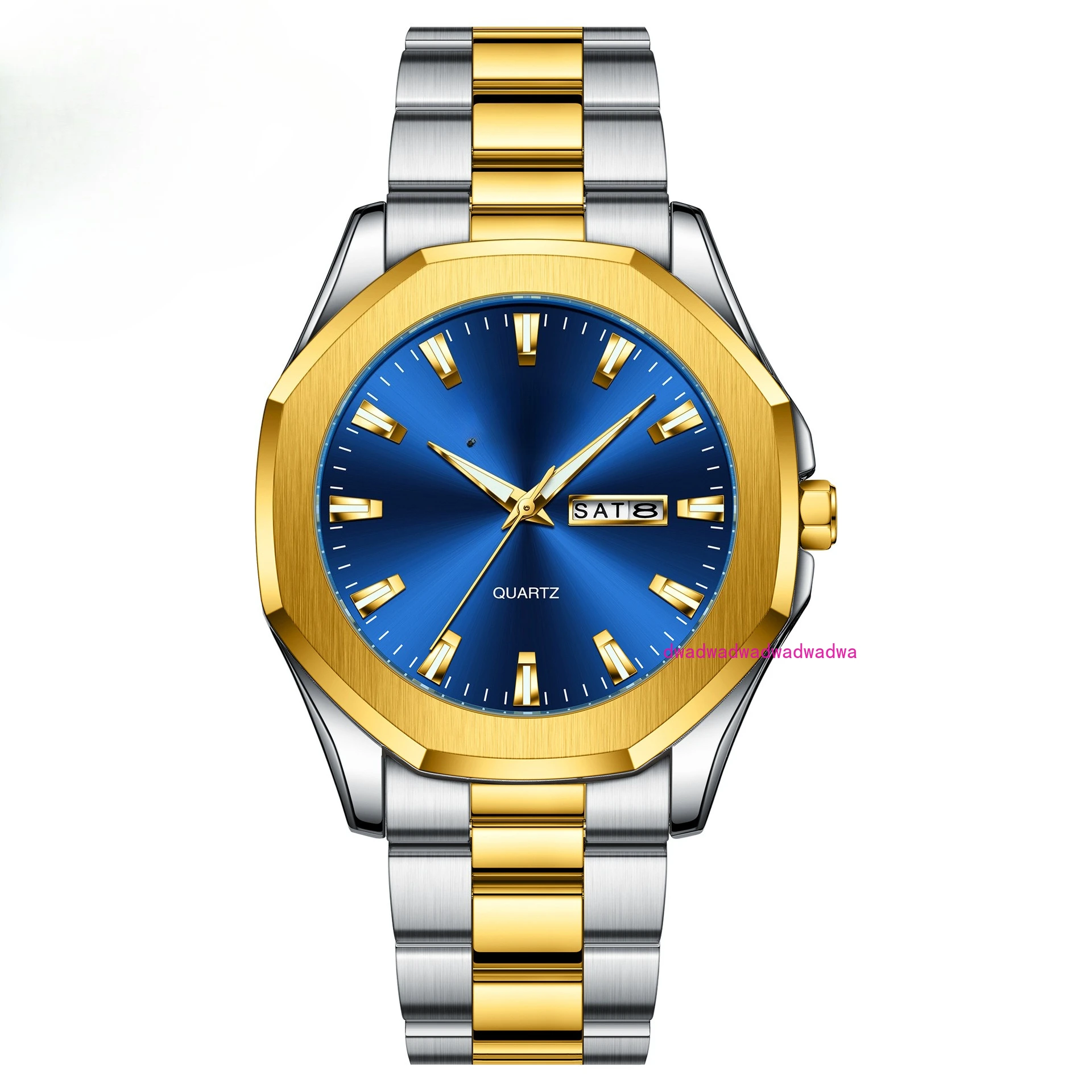 

Новые модные мужские часы, водонепроницаемые деловые кварцевые часы