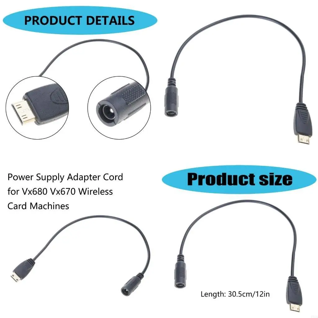adaptador fonte alimentação 193A para máquinas cartão sem fio Vx680 Vx670