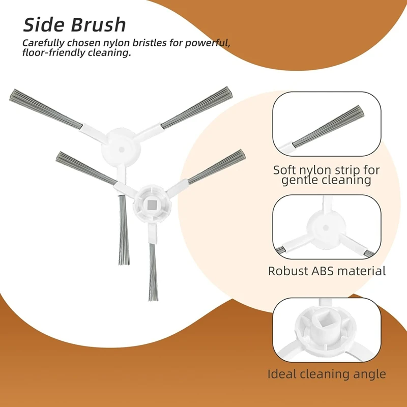 

A87Z Accessories for Dreame D10 Plus Gen2 Replacement Main Side Brush HEPA Filter Mop Pad Dust Bags Spare Parts Accessories