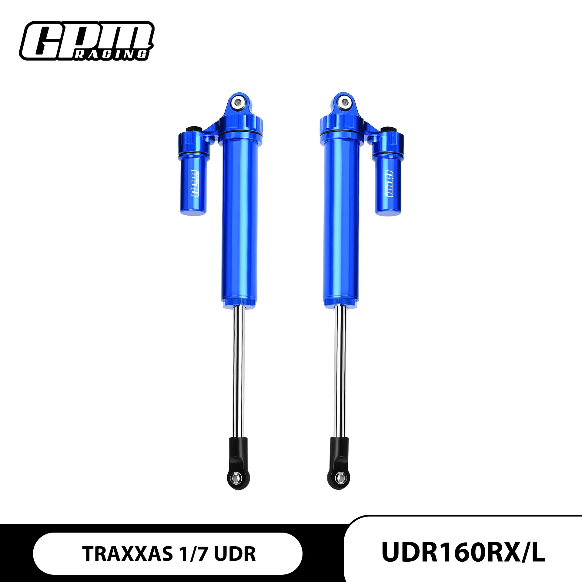 GPM Alloy Voor/Achter L-vormige Interne Schokdempers 135mm/160mm Voor TRAXXAS 1/7 UDR DESERT RACER-85076-4