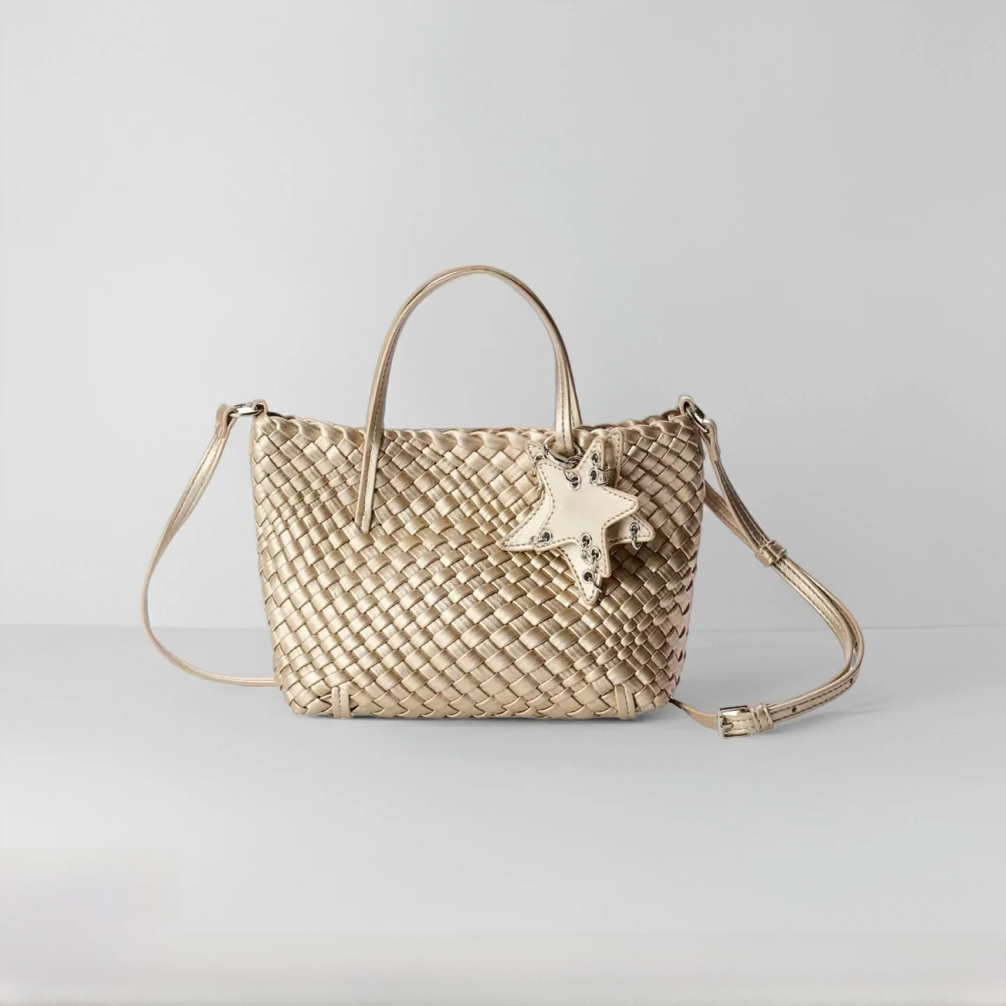 original-yinan-feng-design-small-woven-bag-crossbody-shoulder-handbag-women's-casual-fashion-accessory-magnetic-clasp-closure