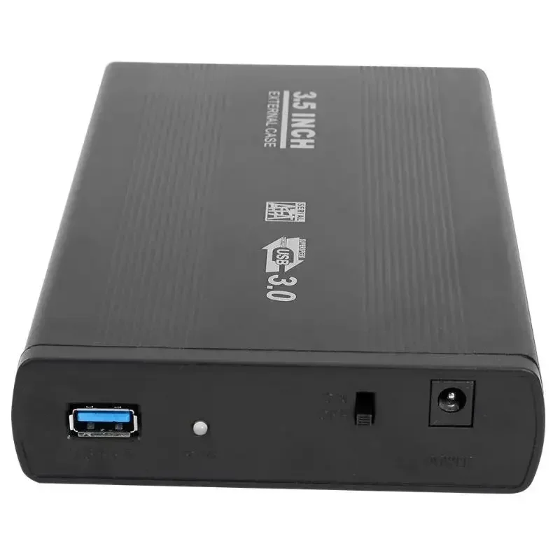 2.5/3.5 inch HDD Case USB3.0/2.0 to SATA Port SSD HDD Hard Drive Case Enclosure 5Gbps USB 3.0 External Solid State Hard Disk Box