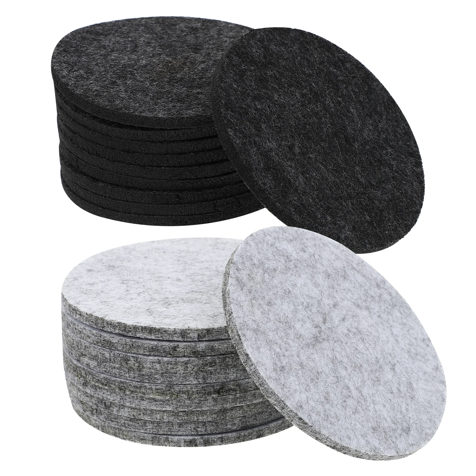 

20Pcs Felt Heat Insulation Cup Mats Round Drink Home Decoration Kitchen Accessories