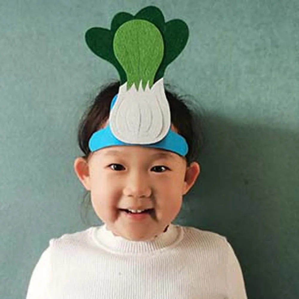 

Cloth Cartoon Vegetable Headband Elastic Personalized Creative Headdress for Funny Colorful Kindergarten Performance Headwear