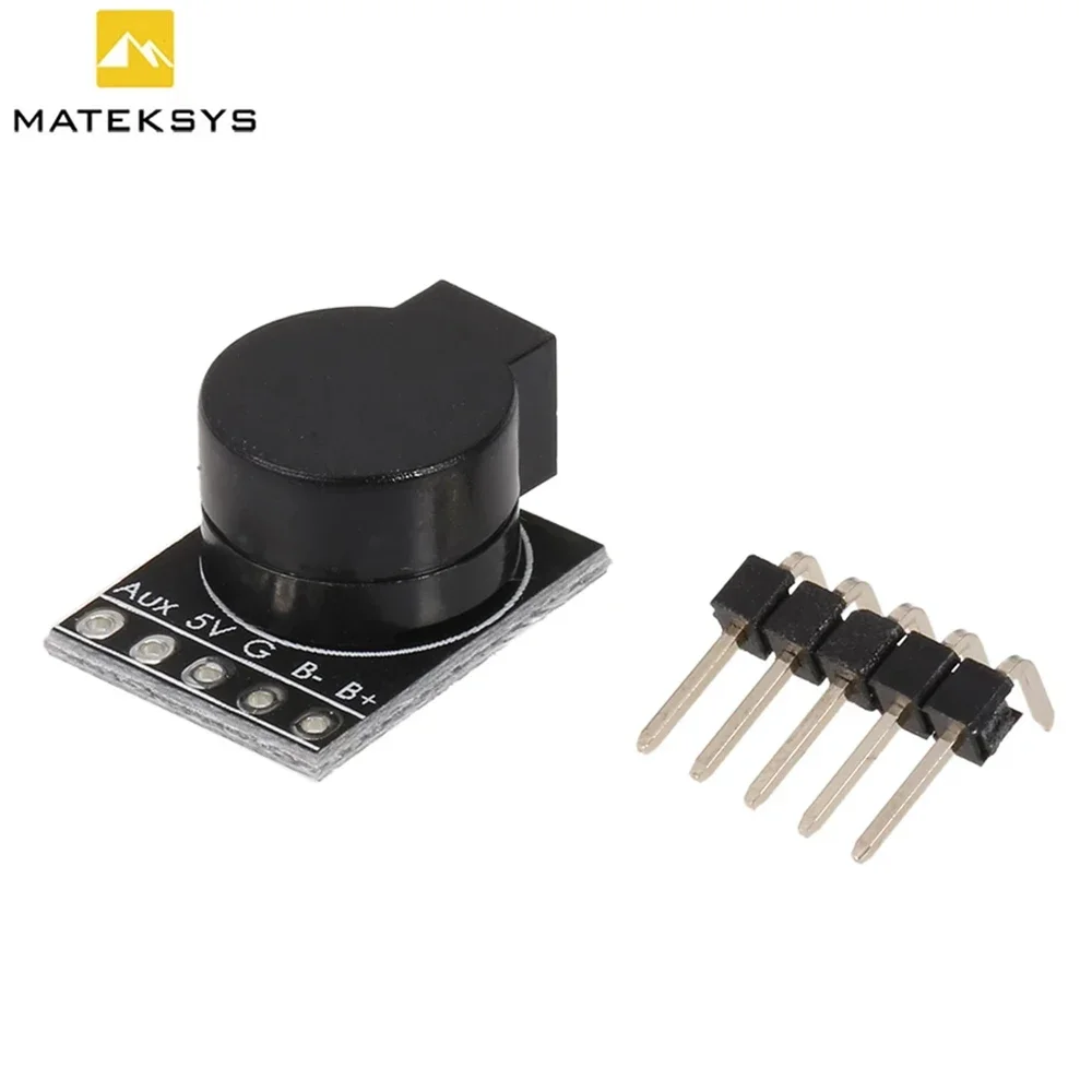 Matek Lost Model Beeper Flight Controller 5V Loud Buzzer Built-in MCU for FPV Drone Multicopters RC Quadcopter Tracking Device