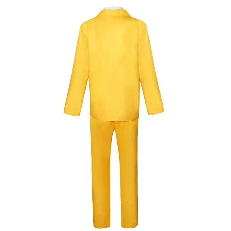 Movie BOB Cosplay Costume BOB Uniform Suit with Tie for Men Outfit Halloween Disguise Carnival Suit