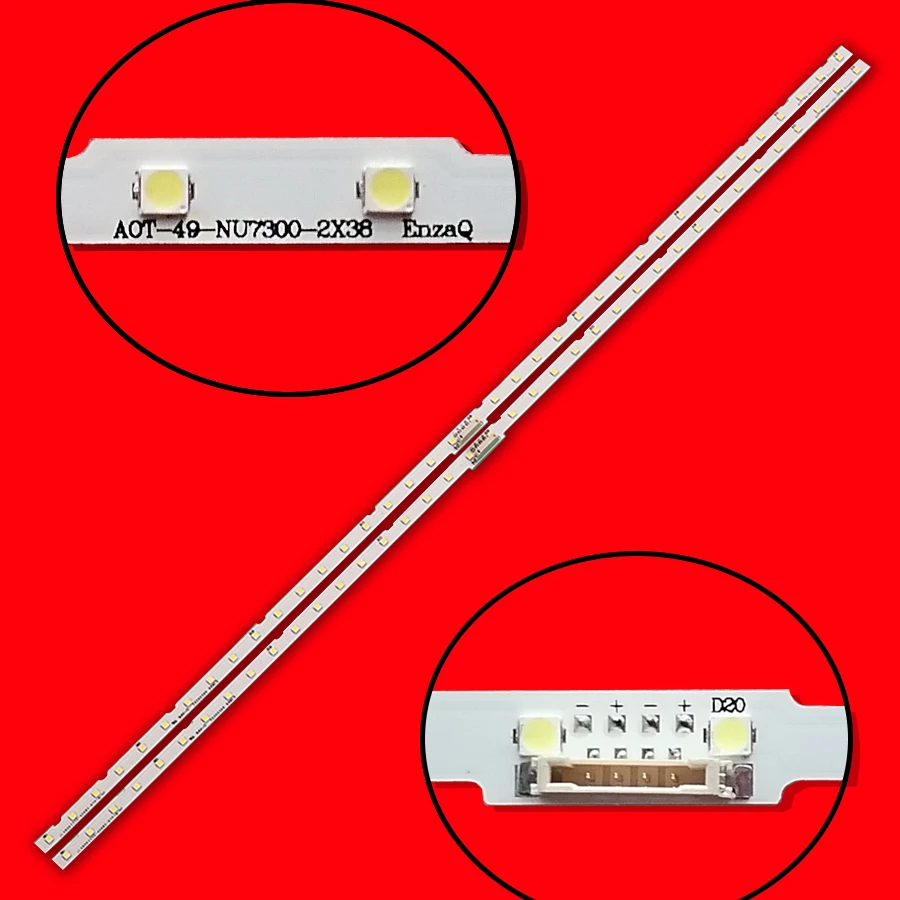 Tira de luces LED de iluminación trasera, accesorio para Sony 55 piezas KD-55X8506C KD-55X8509C KD55X8502A KD-55X8508CKD55X8501A KD-55X8501B KD55X8503A, 2 KD-55X8502B