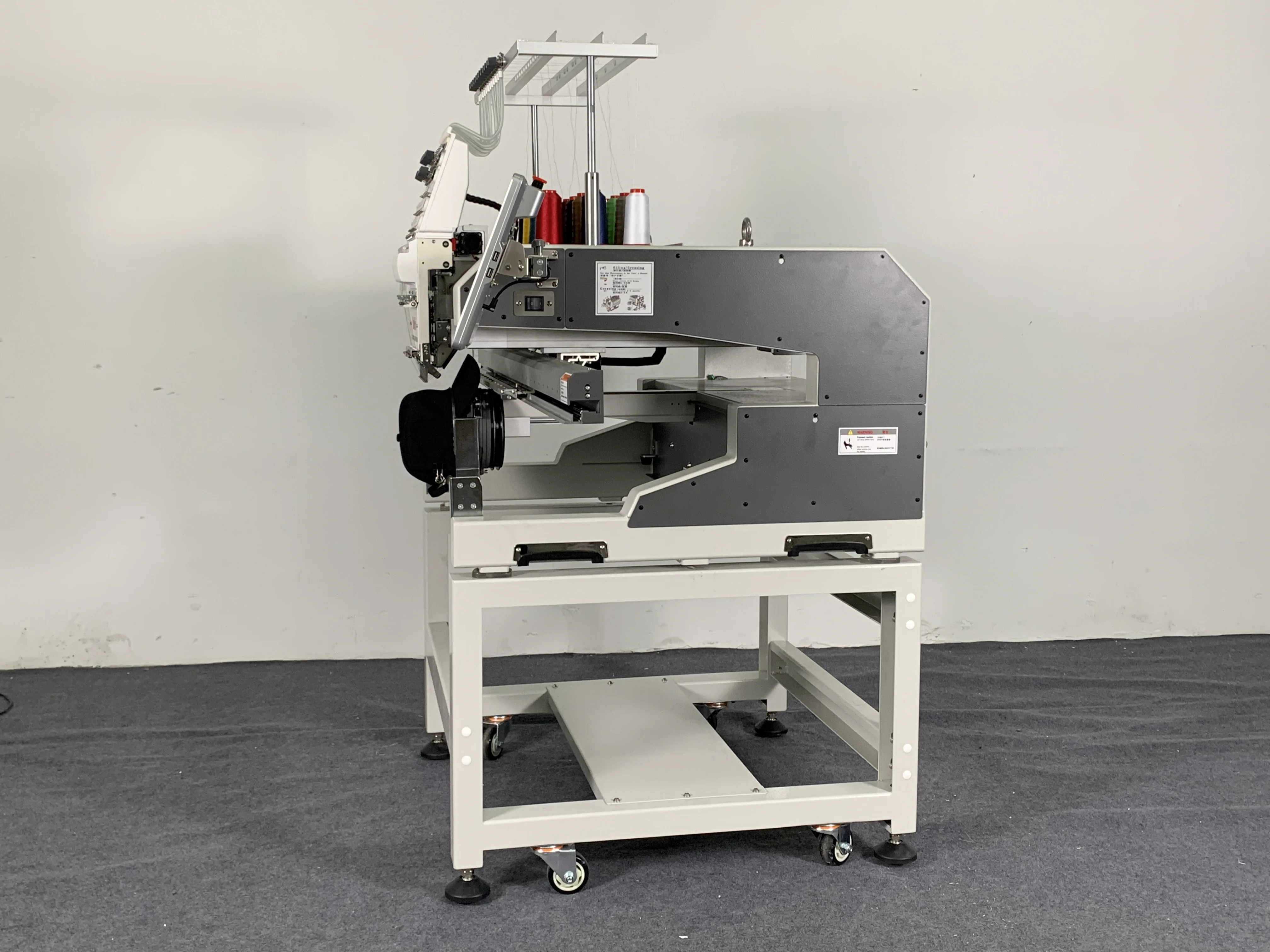 New For Cap Flat Garments Computerized Embroidery Machine 1200 RPM 400x600mm Embroidery Area Multifunctional Home Use Retail