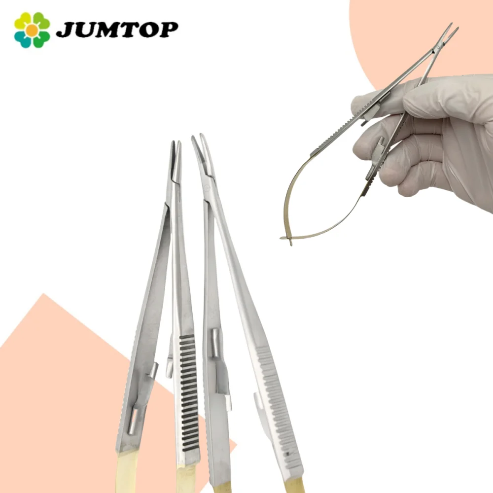 

Castroviejo Needle Holders, Implant Forceps & Precision Tweezers for Dental Pliers, Medical-Grade Sterilizable Orthodontic