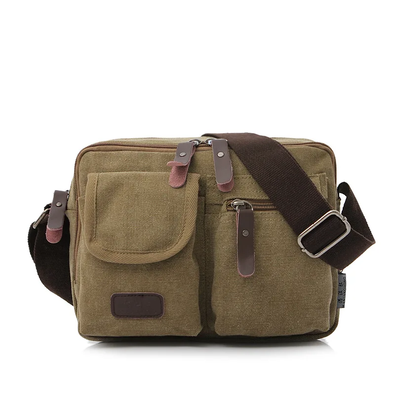 2024 Nowa płócienna torba męska na ramię Retro Casual Messenger bag Outdoor travel men bag bolsos de hombre crossbody bags sac 가방