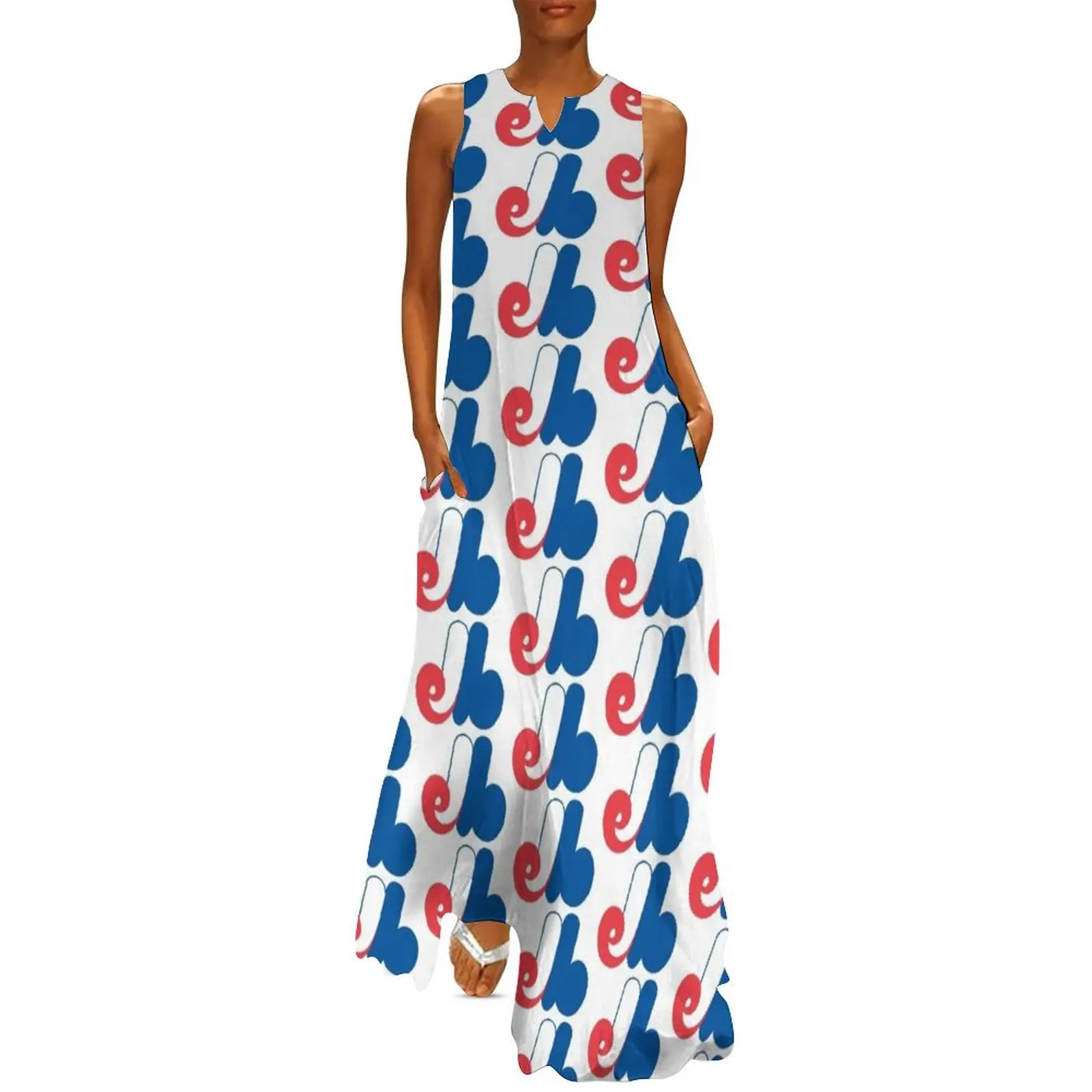 Montreal Baseball - Vintage The Expos Long Dress purple dress dresses women summer 2025