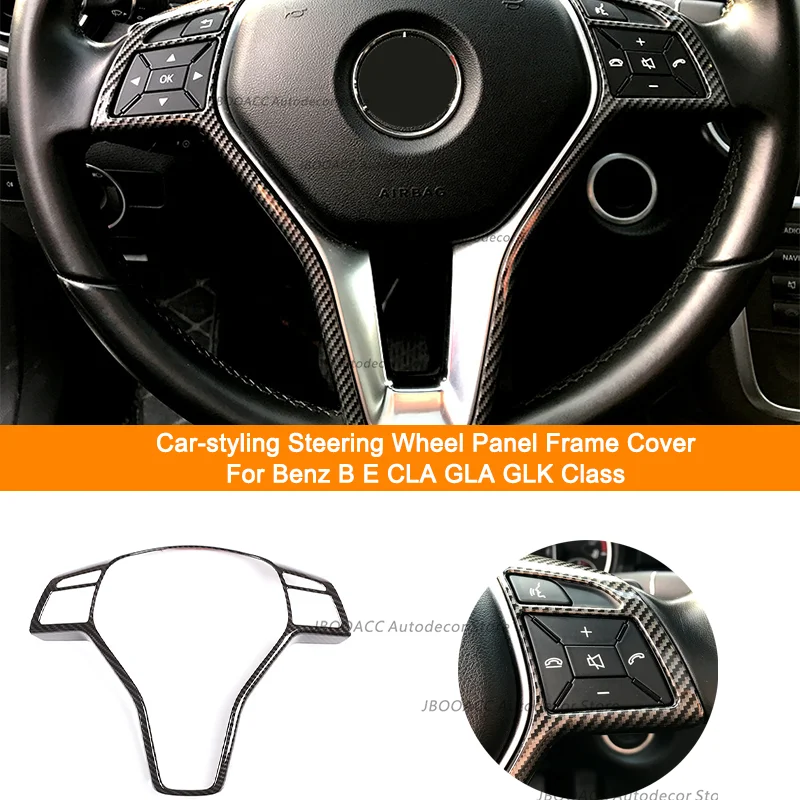 

Для Mercedes Benz A B C E GLA CLA GLK CLS Class W117 W246 X204 W212 X156 R172 Автоматическое рулевое колесо, декоративная накладка на рамку