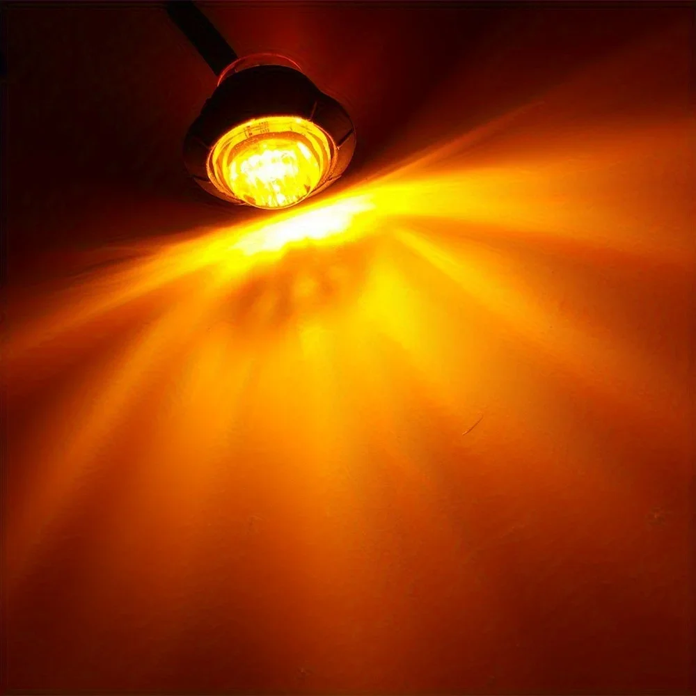 10PCS 12V LED Seite Marker Lichter Ausverkauf Vorne Hinten Indikatoren Licht für Lkw Auto Bus Anhänger Van Caravan boot Rücklicht
