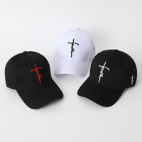 Fashion Faith Embroidery Baseball Cap Men Women Spring Summer sun Hats Cotton Snapback Hat Unisex Hip Hop Trucker Caps Gorras