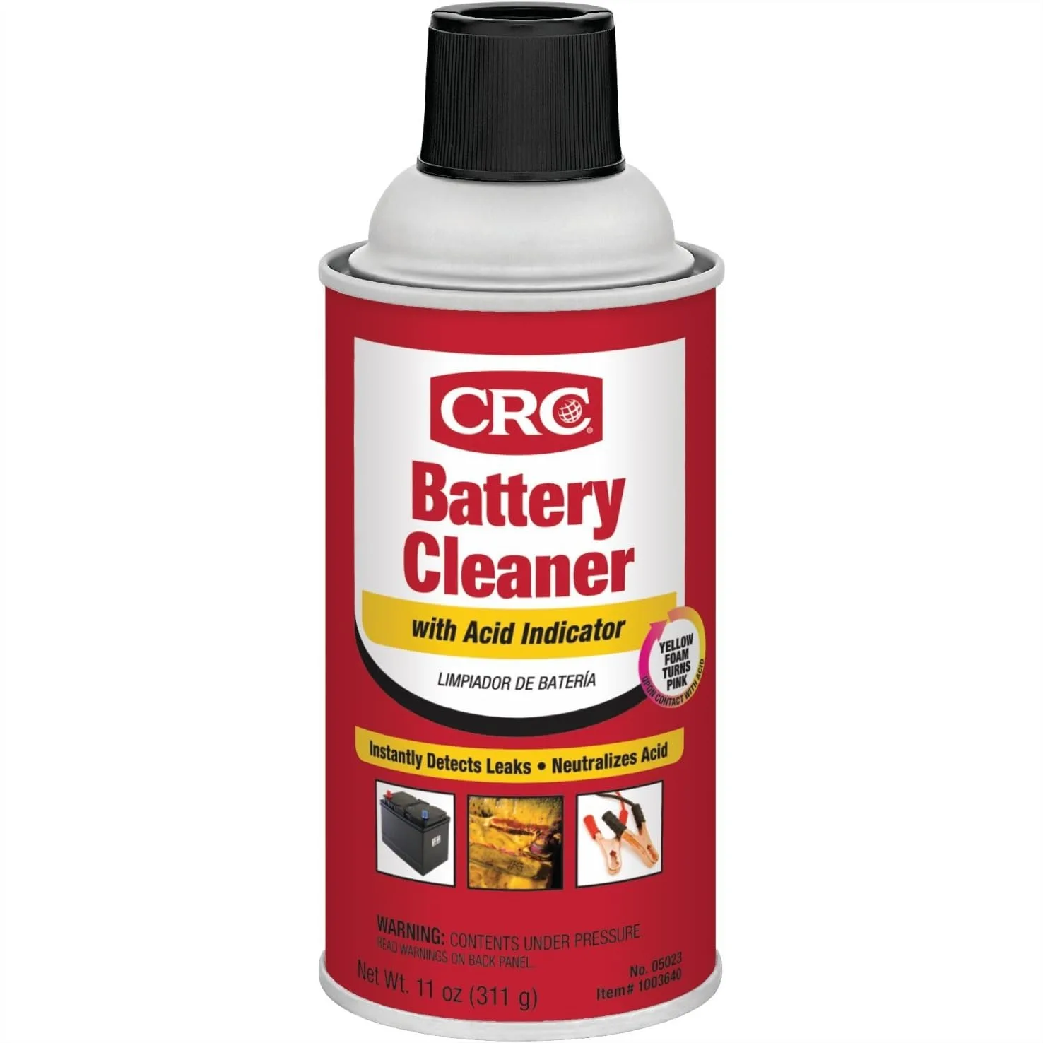 

Battery Cleaner with Acid Indicator for Fleet and Vehicle Maintenance - 11 Wt Oz