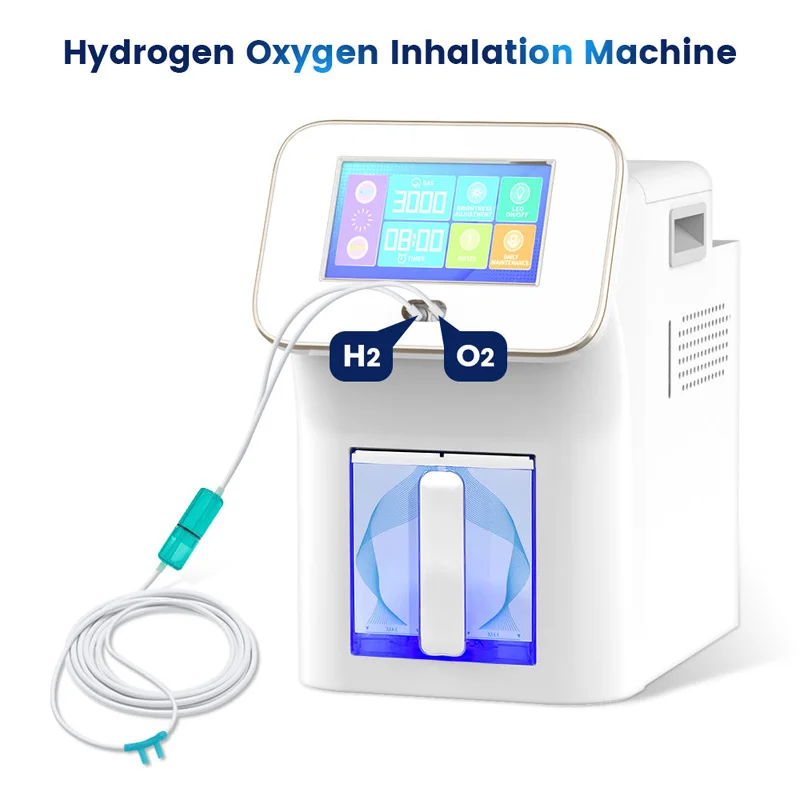 3000ML Hydrogen Inhalation Machine Fatigue Relief 99.99% Purity Hydrogen Water Generator SPE PEM for Athletes Cellular Repair