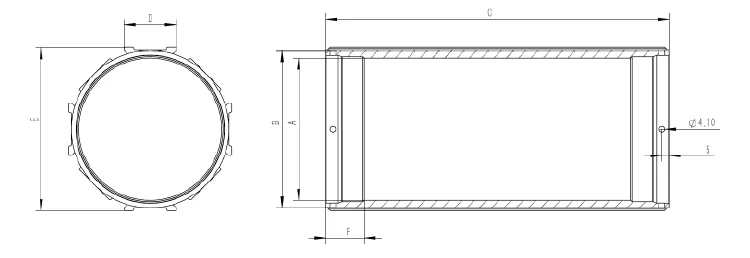 

115 Aluminum Alloy Tube ROV Waterproof Shell Sealed Deep Water Pressure resistant Underwater Electronic Cabin NEW