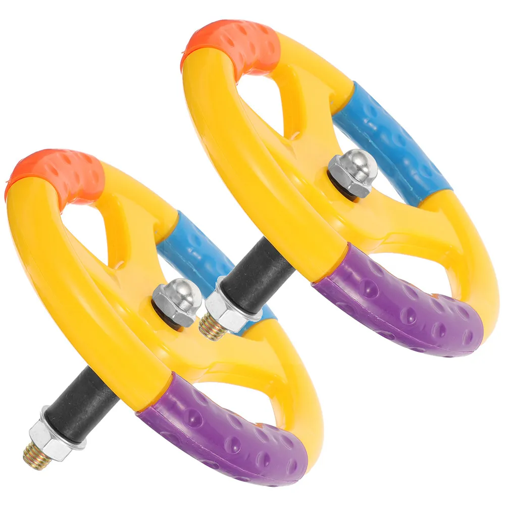 2 pcs Racing Steering Wheel Plastic Game Simulation Swing Halloween Christmas New Year Accessories Bumper