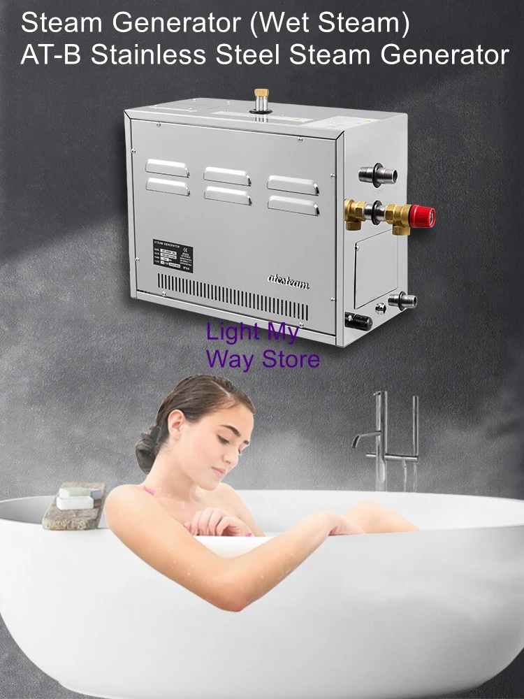 Fully Automatic Stainless Steel Wet Steam Sauna with Electric Steam Generator