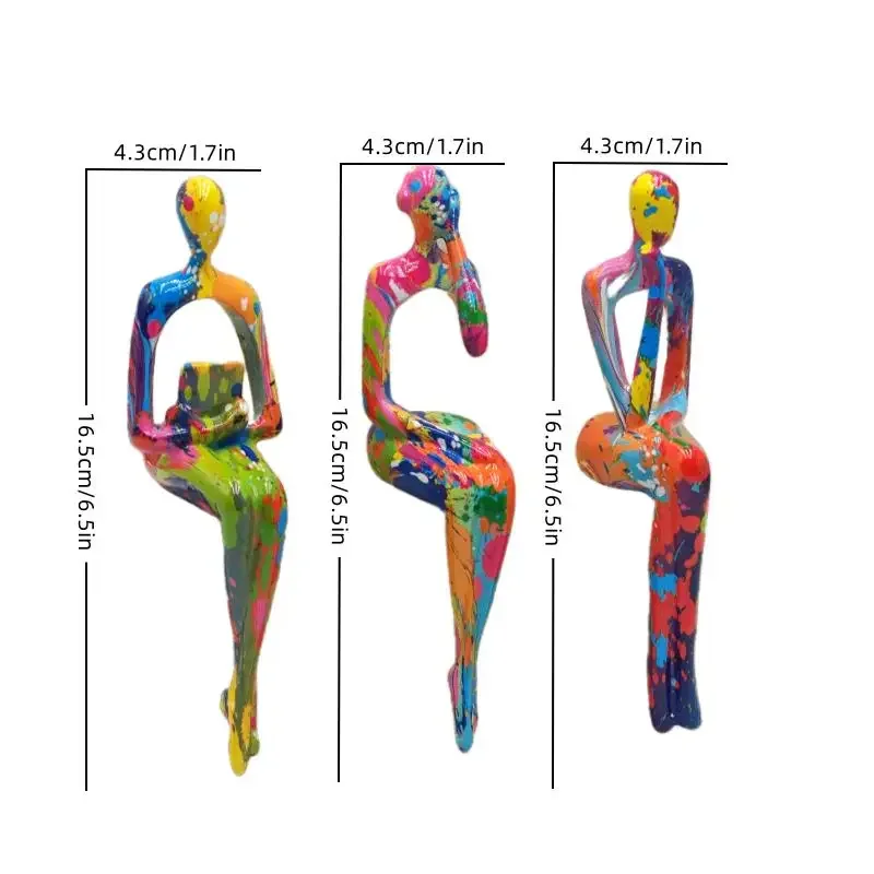 creative water transfer ornament abstract art figure furniture living room showcase bar desktop ornament