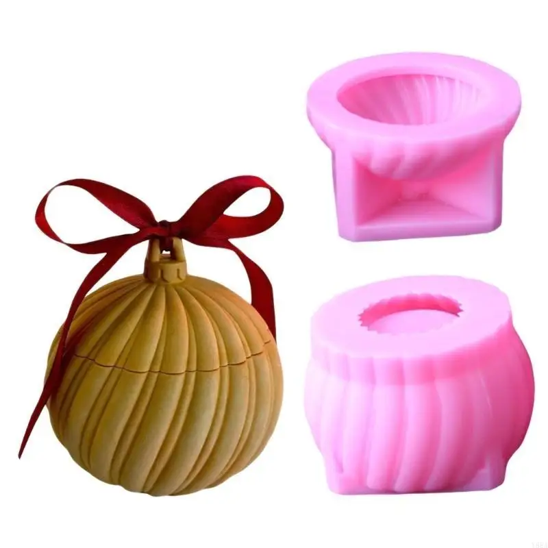 

Y88a Гибкая эпоксидная смола контейнера в форме формы формы с крышкой идеально подходит для держателей свечей и рождественских