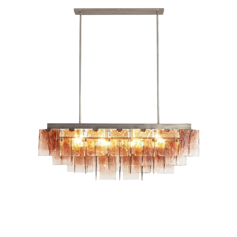 Elevate Your Living Room With Our Luxury Handmade Glass 1225 E14 LED Chandelier High-end Pendant Light Dimming Function