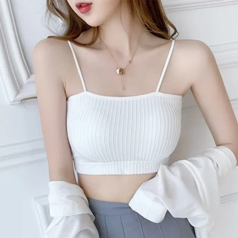 Women Cotton Underwear Tube Top Bra Ladies Thread Bra Comfort Up Women Sports Bra Sexy Top Female Crop Top Sexy Lingerie