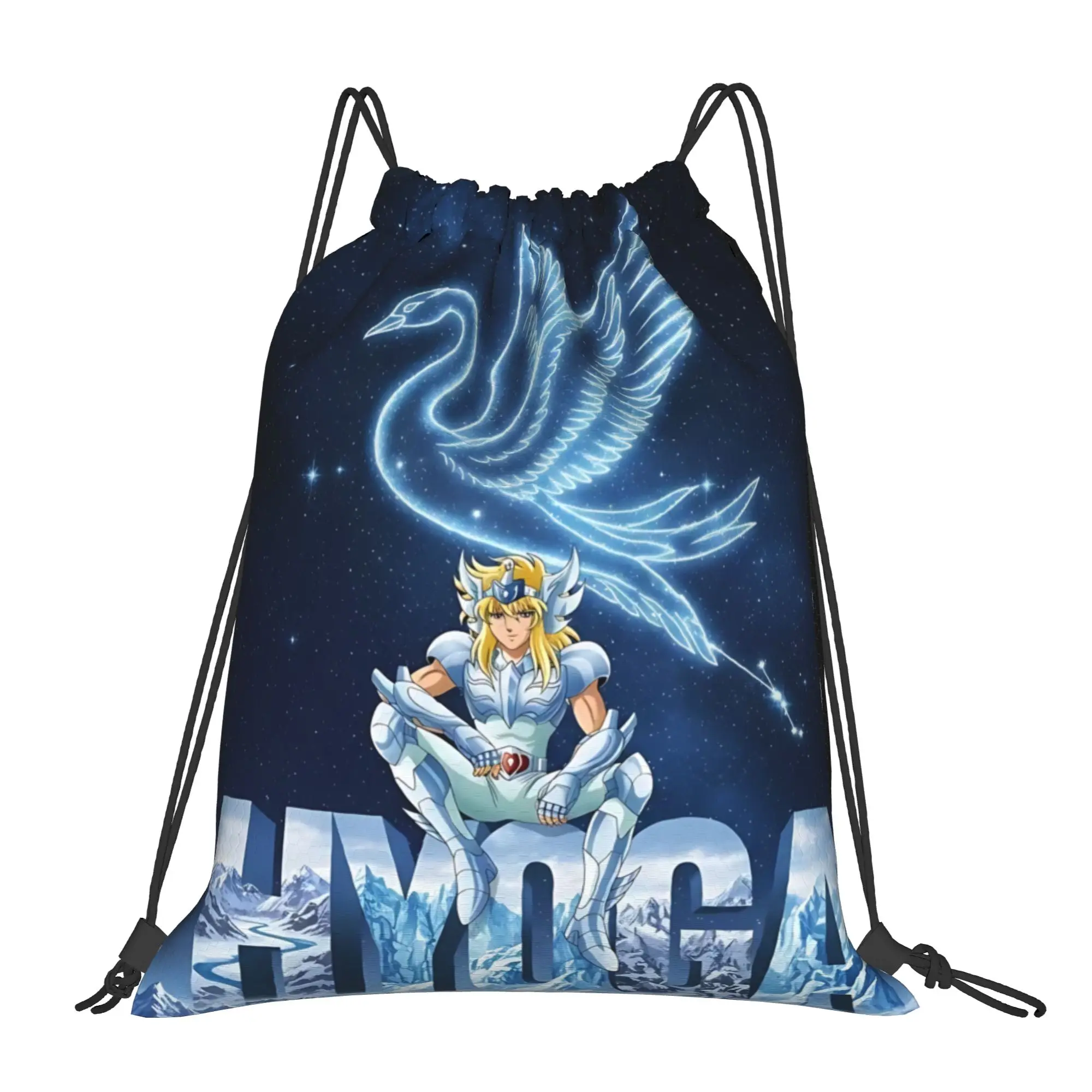 sports Pouch Saint Seiya  Portable Travel Drawstring Bags Riding Backpack Gym Shoes Storage Backpacks