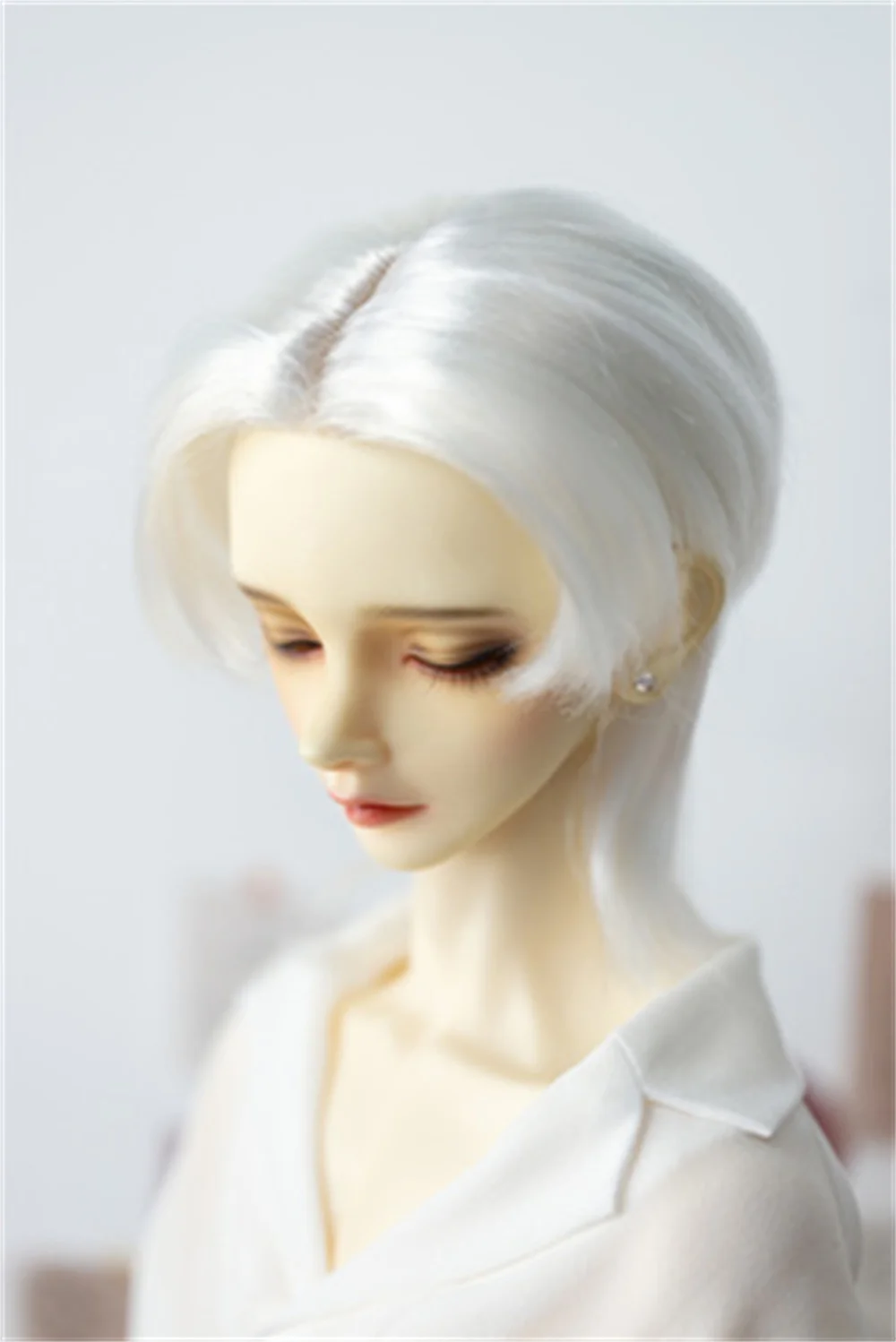 1/3 1/4 BJD wig Suitable for 3 points 4 points doll wig milk silk forehead hand hook wig