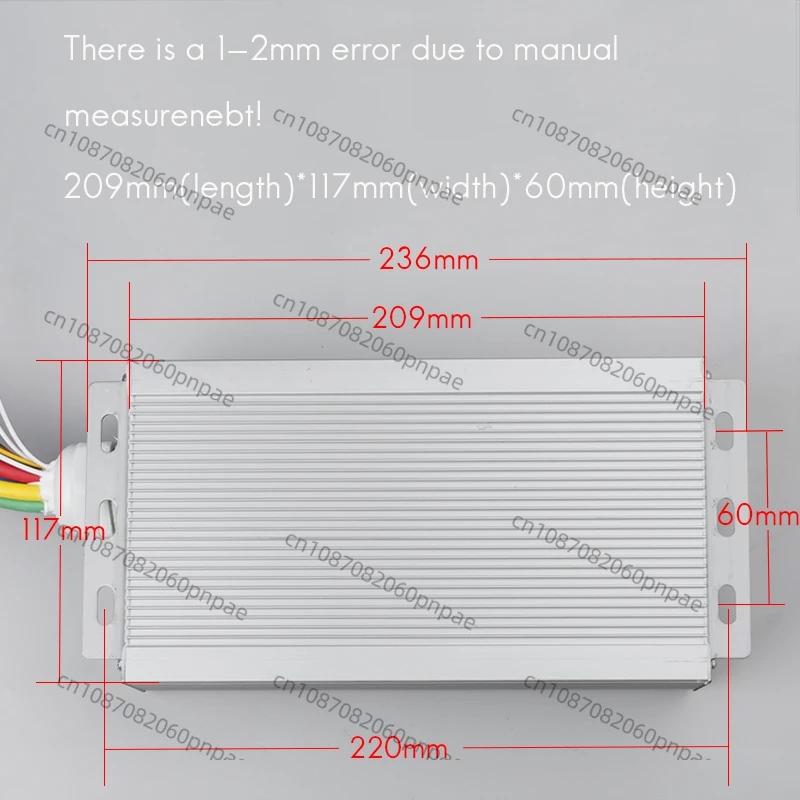 5000w Brushless Controller 48V-72V 3000W 50A 24Mosfet 2000w Phase Electric Bike Motor Speed Controller E Bike Scooter Controller